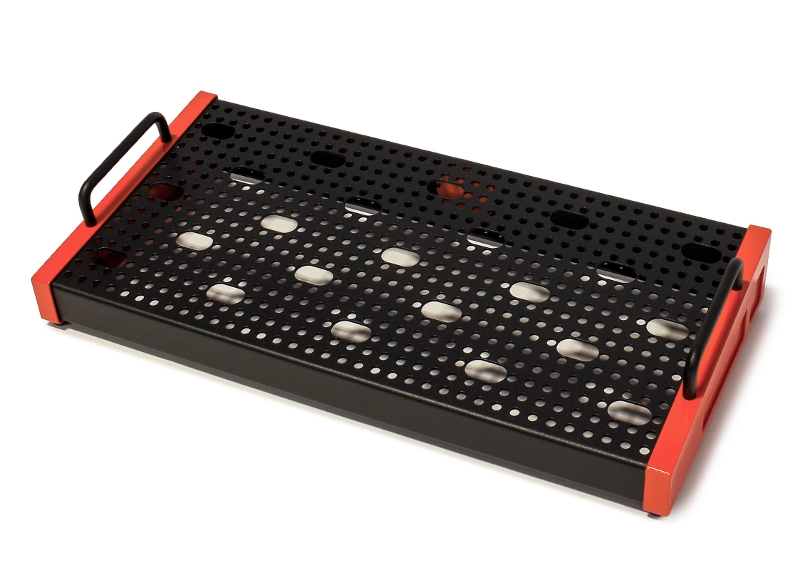 Temple Audio Design Solo 18 Pedalboard, Temple Red